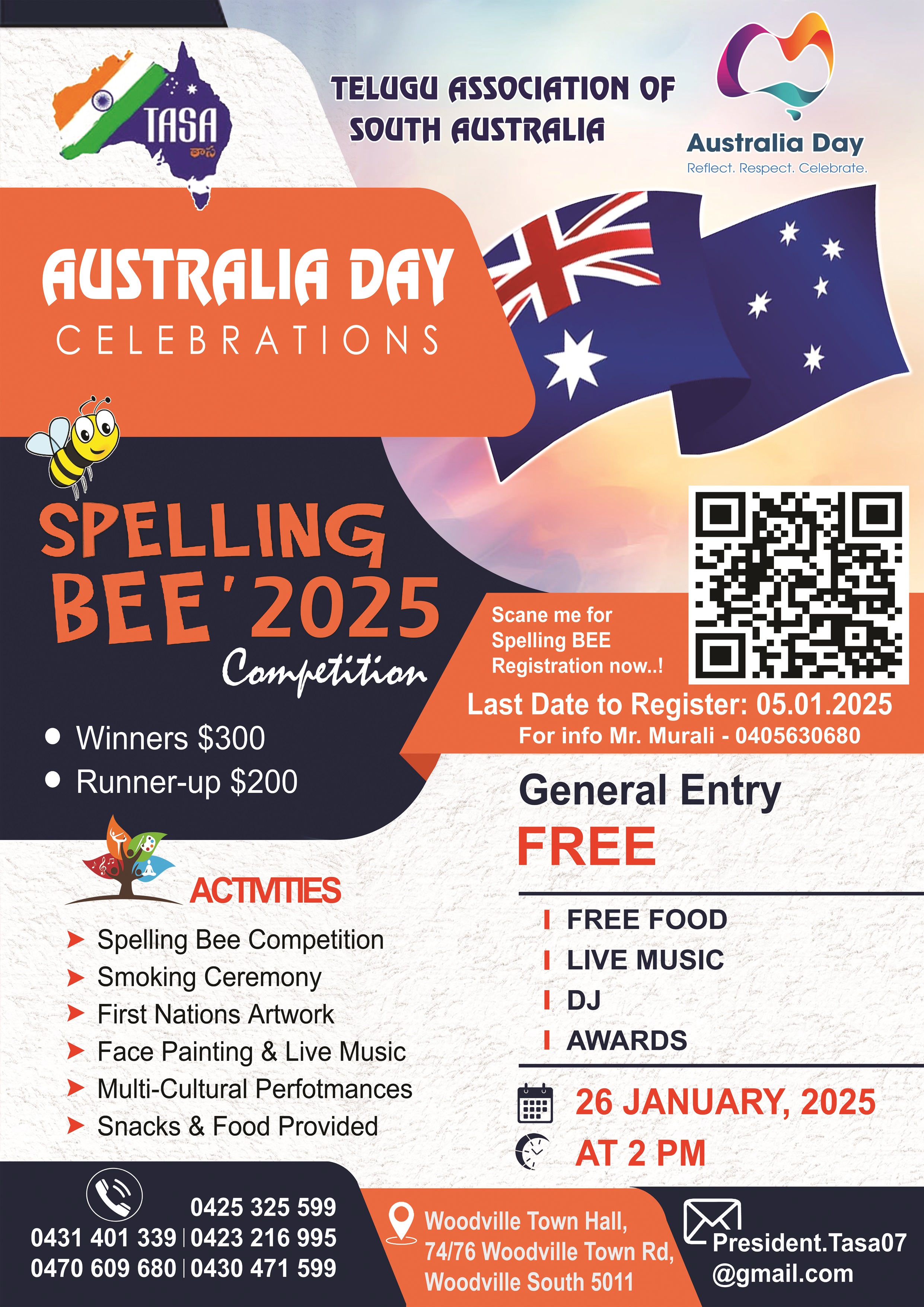 Image for Australia Day Celebration & Adelaide Spelling Bee Competition 2025